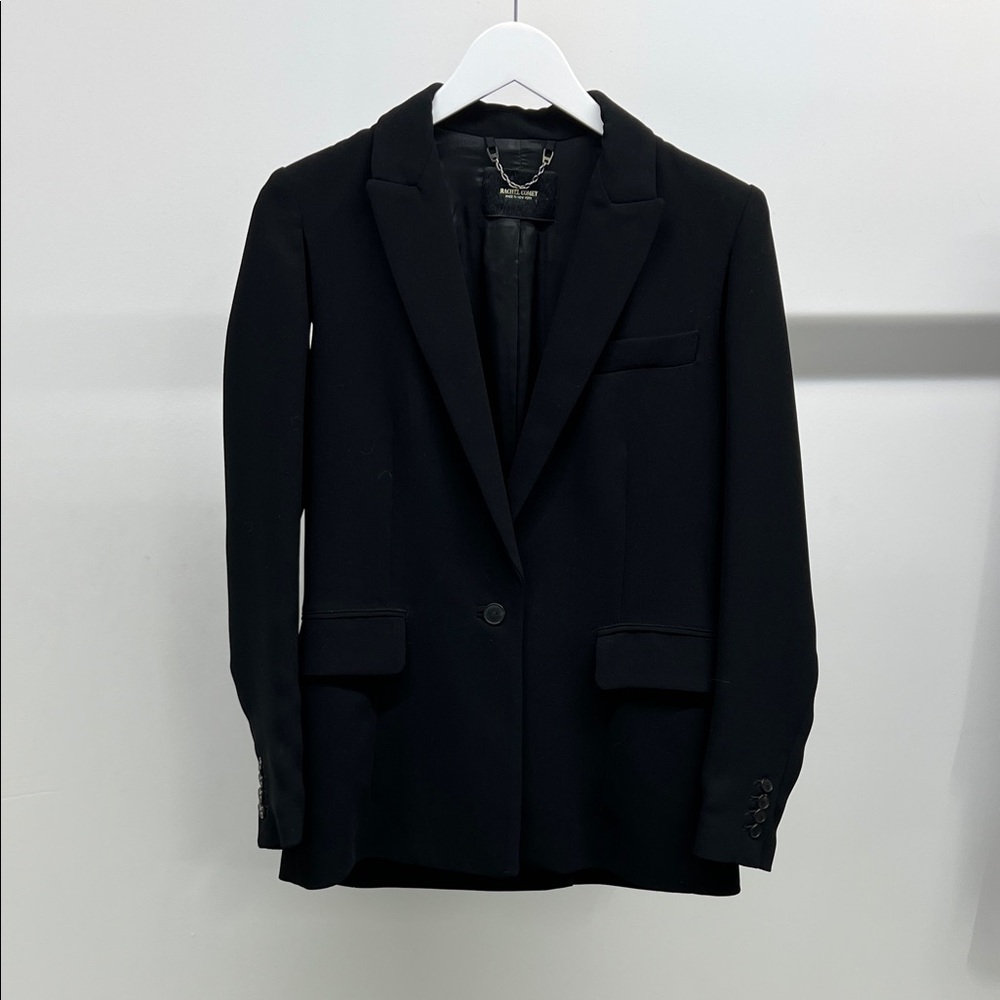 Rachel Comey Elegant Black Blazer W/ Cutouts